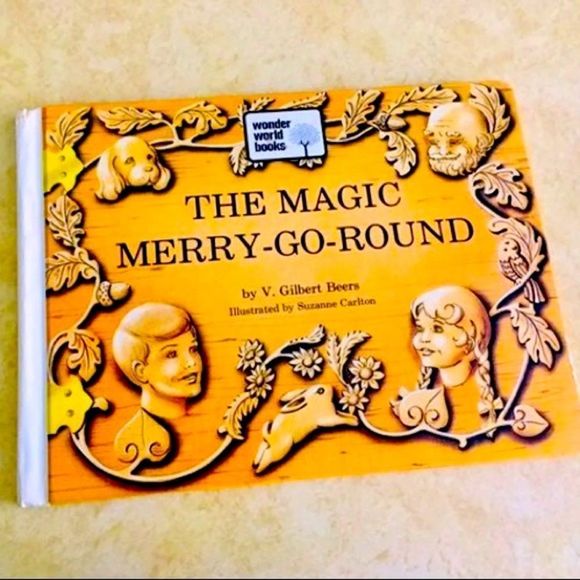 MAGIC MERRY-GO-ROUND HARDBACK BOOK - Picture 1 of 10